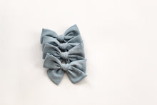 Load image into Gallery viewer, Pinwheel Bow in Chambray
