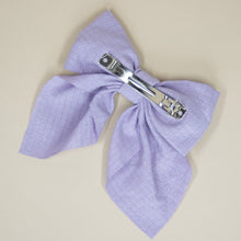 Load image into Gallery viewer, Oversized Textured Bow in Purple
