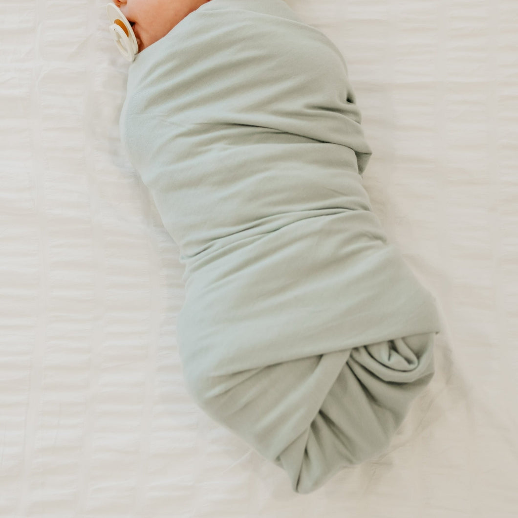 Green Stretchy Swaddle