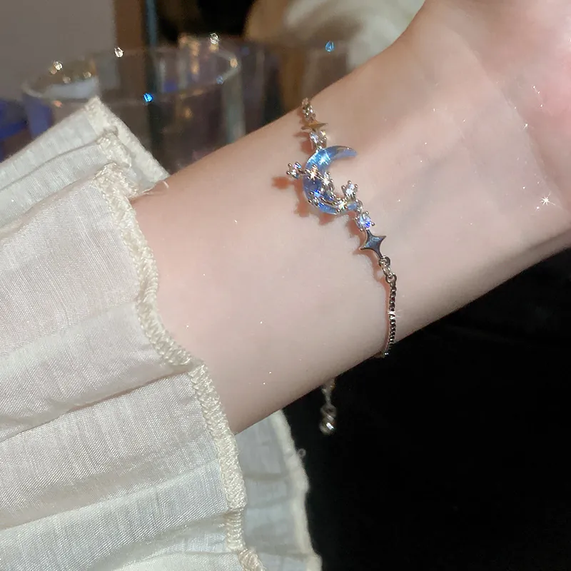 Celestial Moon & Star Bracelet